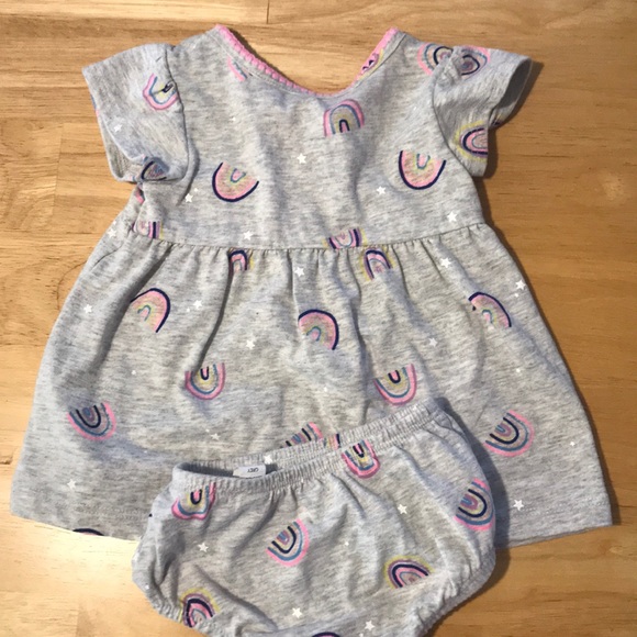 2 piece gray dress with matching bloomers - Picture 4 of 4